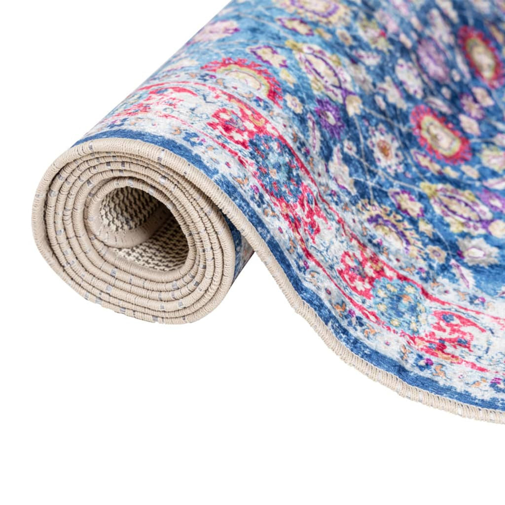 Rug Polyester Multicolour 120 x 0.4 x 180 cm Floor Mat Home Decor Variant 4