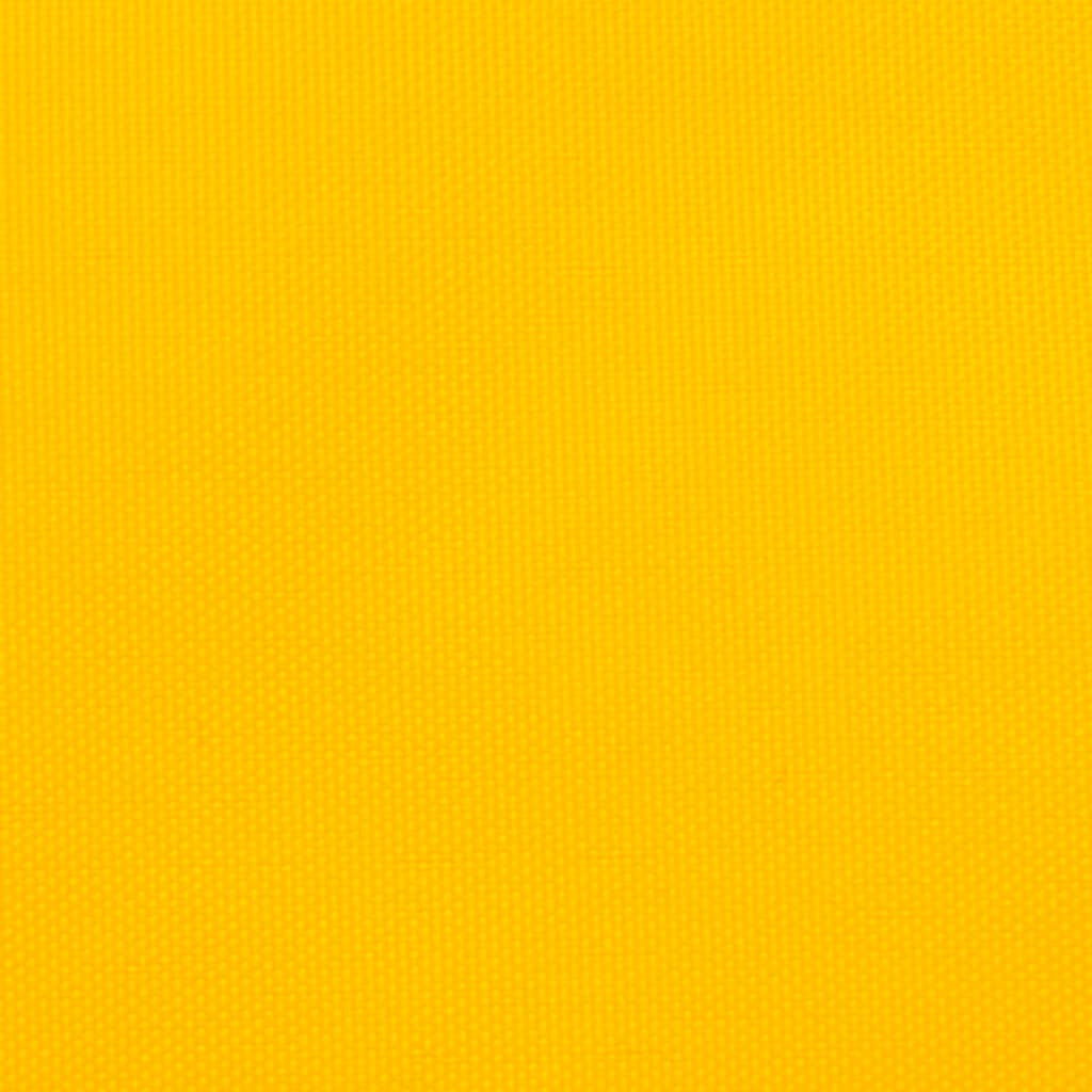 Sunshade Sail Oxford Fabric Yellow Water Resistant UV Resistant 300 x 400 cm