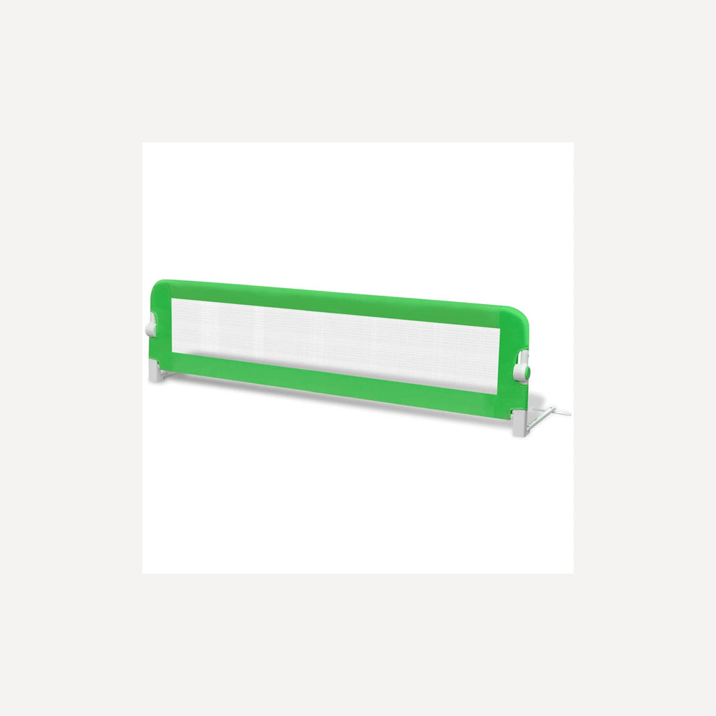Toddler Safety Bed Rail Polyester Green 150 x 36.5 x 42 cm Child Bed Guard