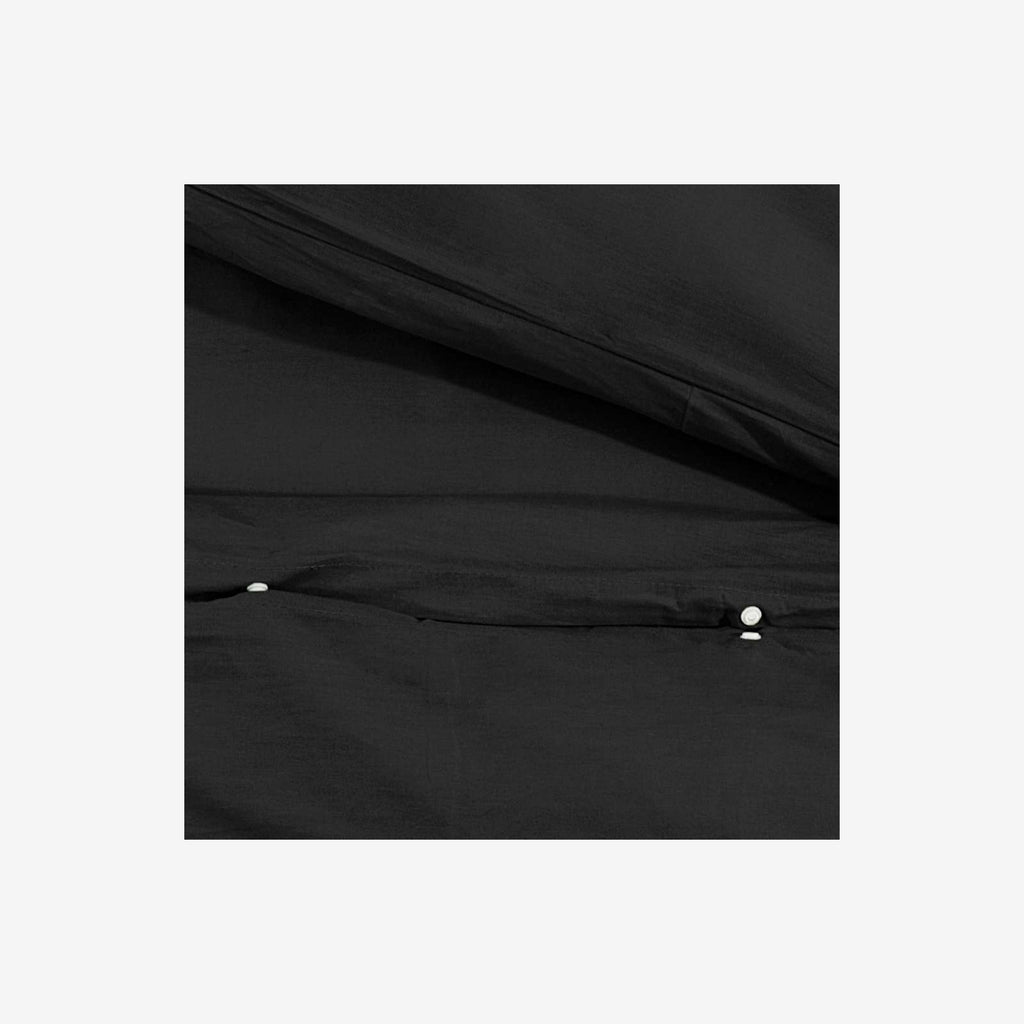 Duvet Cover Microfiber Fabric (100% Poly Black 200 x 135 cm Bedding Variant 2