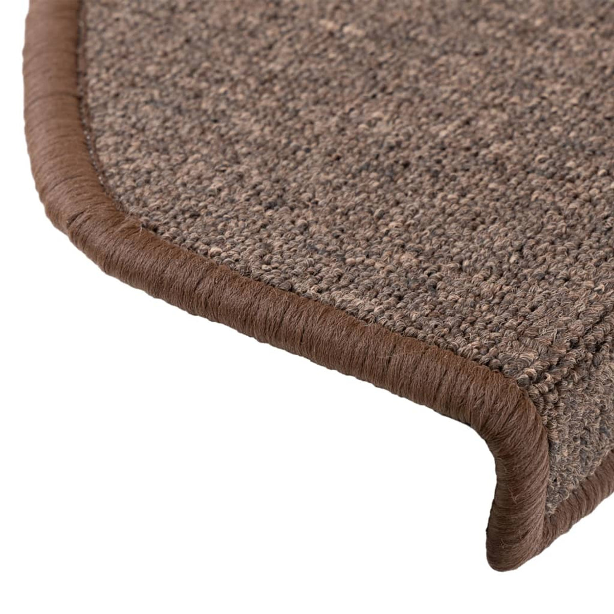 Stair Mats Coffee Needle-Punched Fabric -100% Coffee Brown 65 x 24 x 4 cm 15