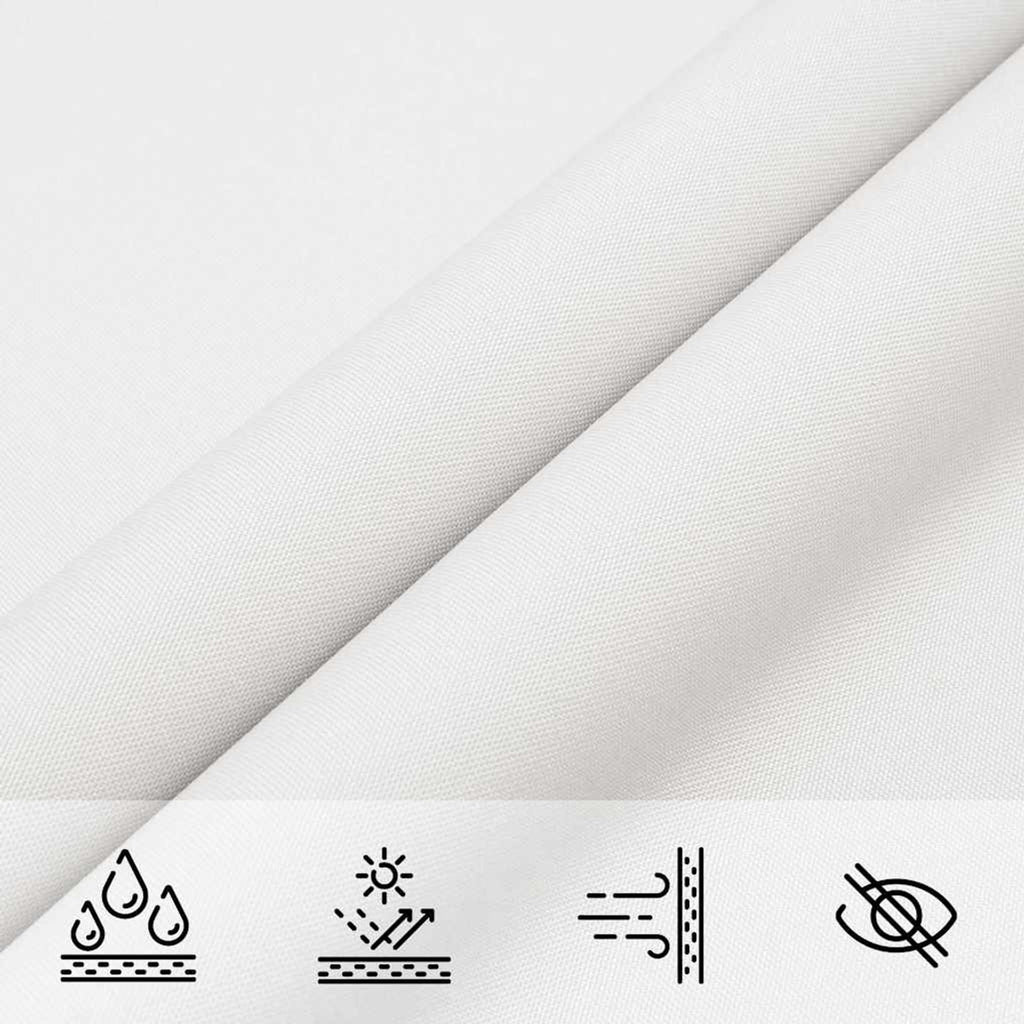 Sunshade Sail Oxford Fabric White Water Resistant UV Resistant Variant 2