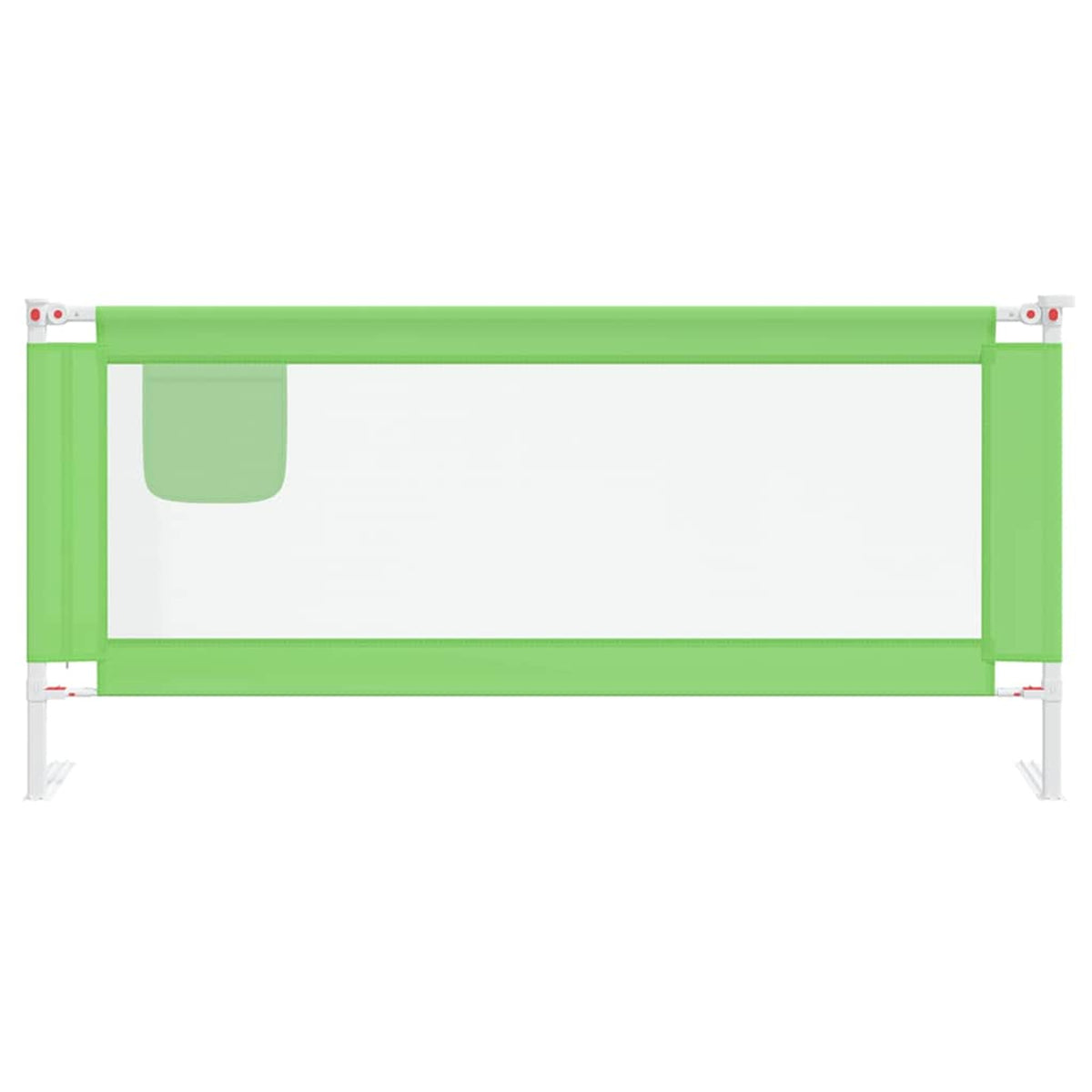 Toddler Safety Bed Rail Fabric (100% Polyester) Green 200 x 25 x 95 cm