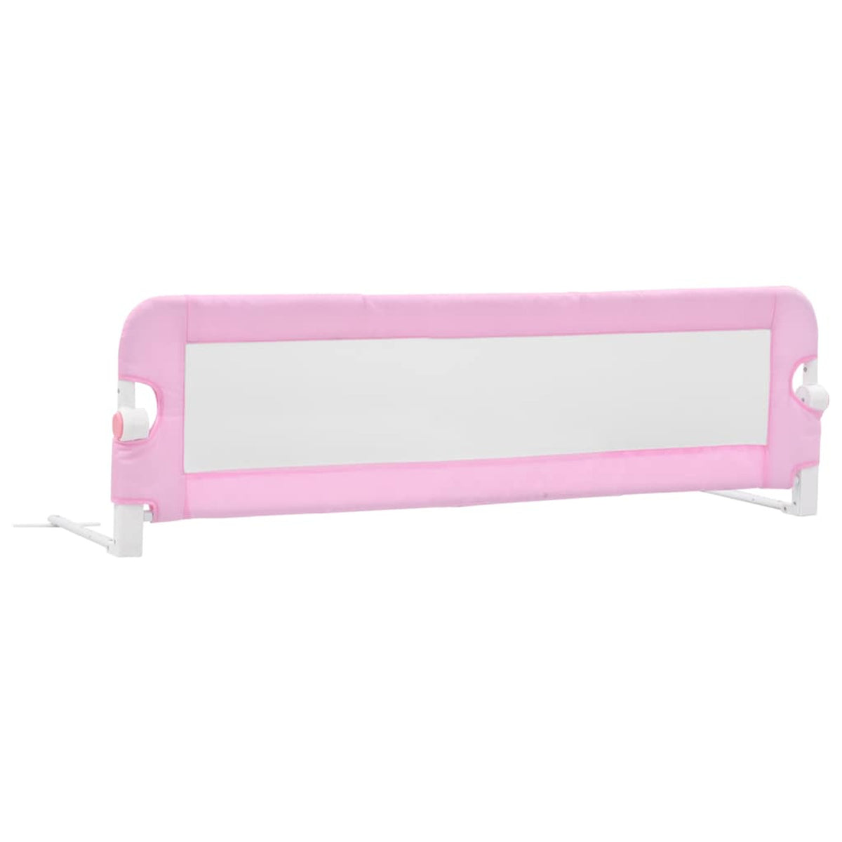 Toddler Safety Bed Rail Polyester Pink 120 x 40.5 x 42 cm Child Bed Guard 5x42cm