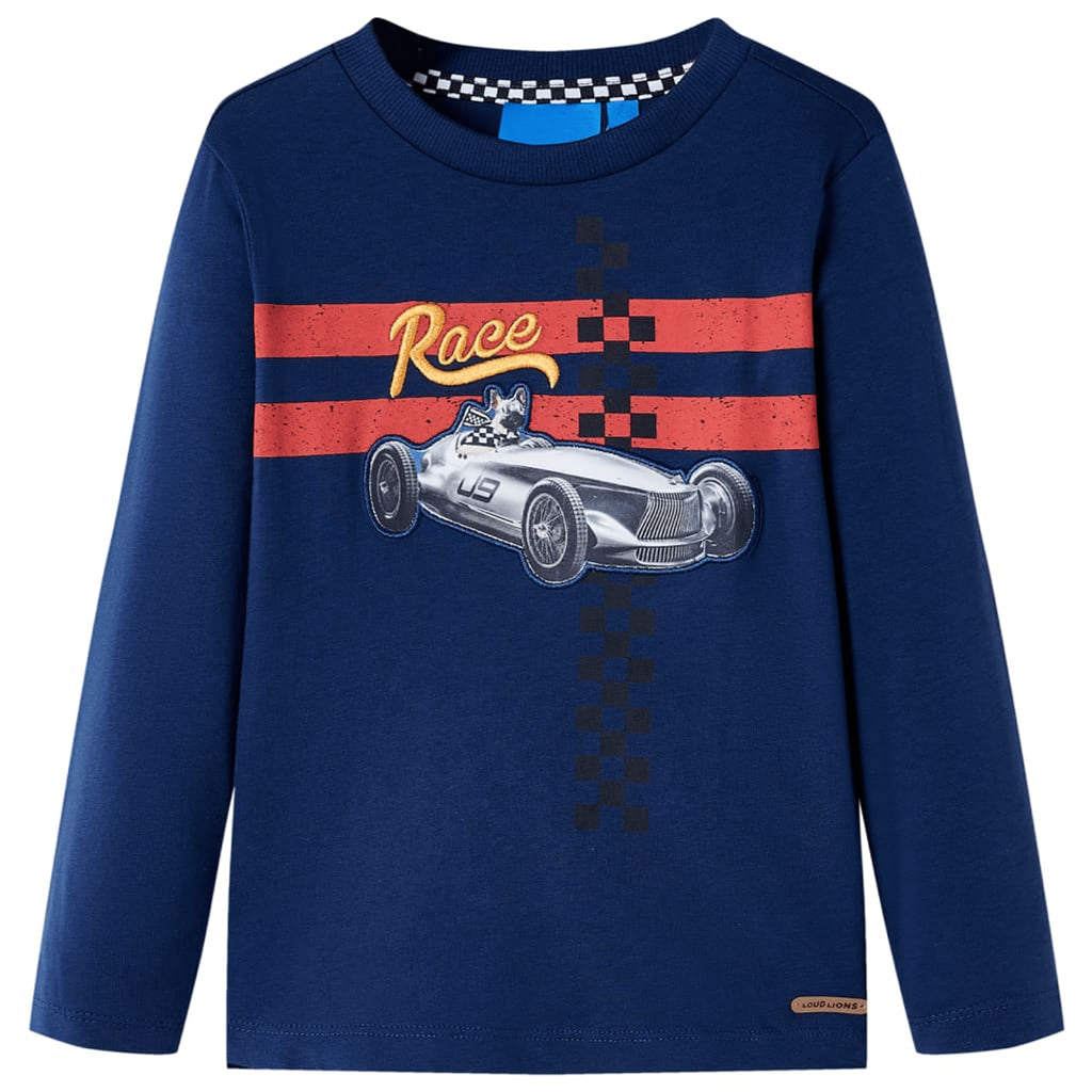 Kids T-Shirt Cotton Navy 104 Children's Top Kids Clothing Kids Wear Variant 5