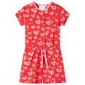 Kids' Clothing Cotton Red 128 Kids'Playsuit 128 (suitable for 7-8 years)