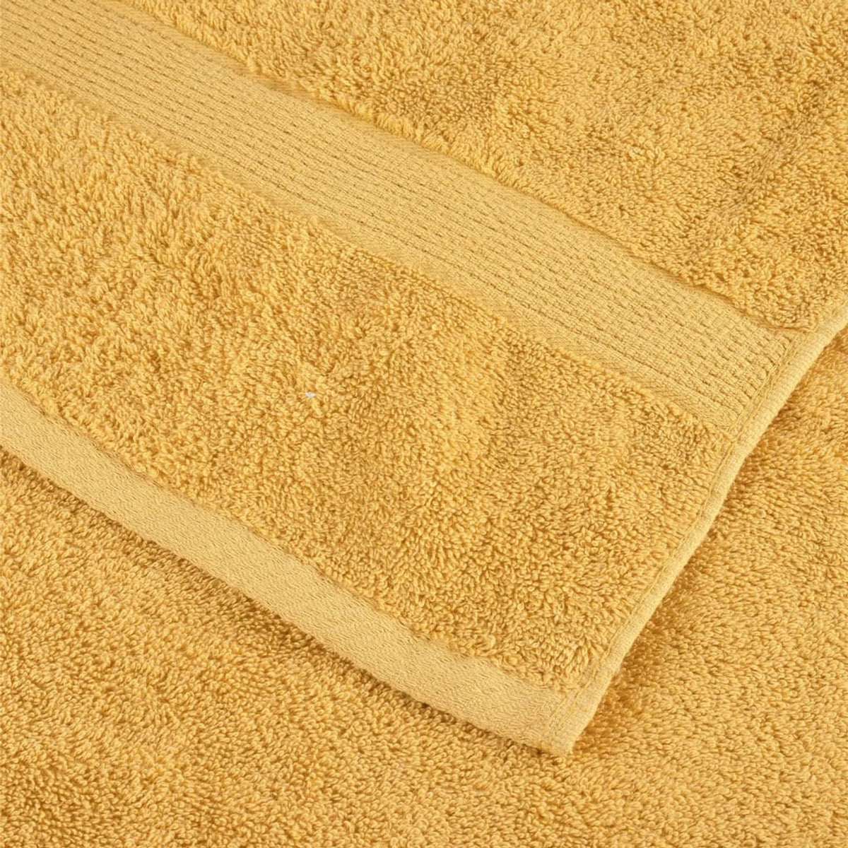 Towel Cotton Gold 100 x 50 cm Bathroom Bath Linen Home Towels 10 pcs Variant 2