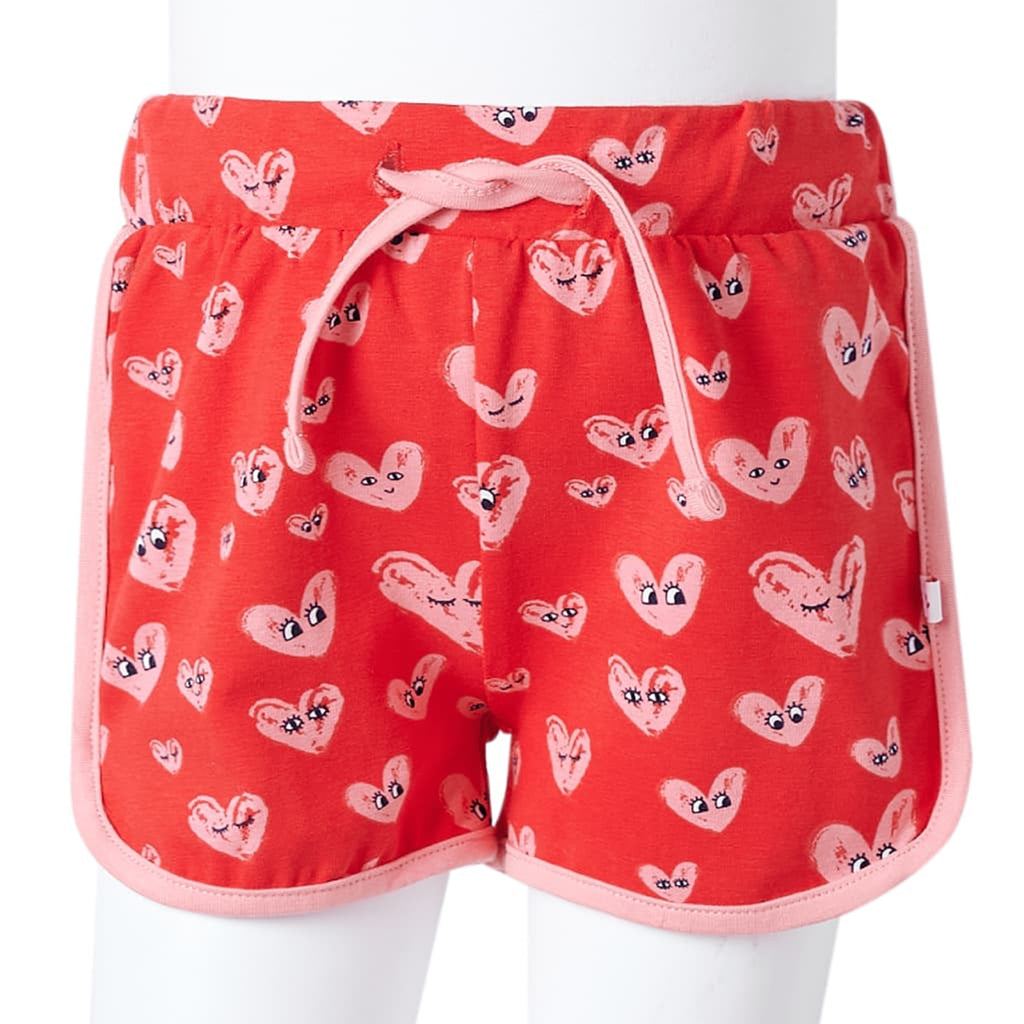 Shorts Cotton Red 140 Kids' Bottoms Kids' Bottom Kids'Shorts Drawstring 140