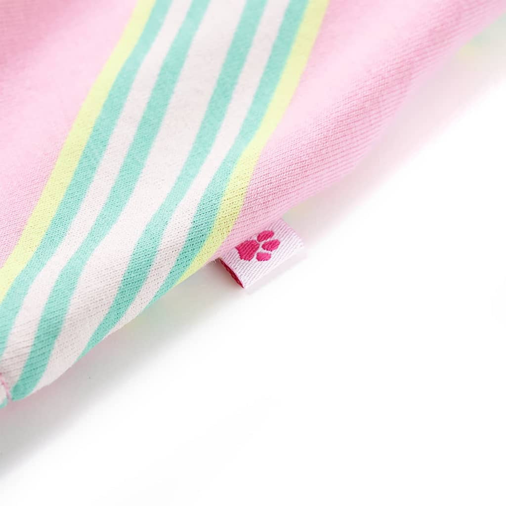Dress Cotton Pink 104 Kids' Dresses Kids' Dresse Kids'Dress Drawstring 104