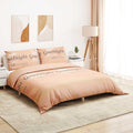 Duvet Cover Cotton Pink 200 x 140 cm Bedding Bed Linen Bedroom Quilt Variant 3