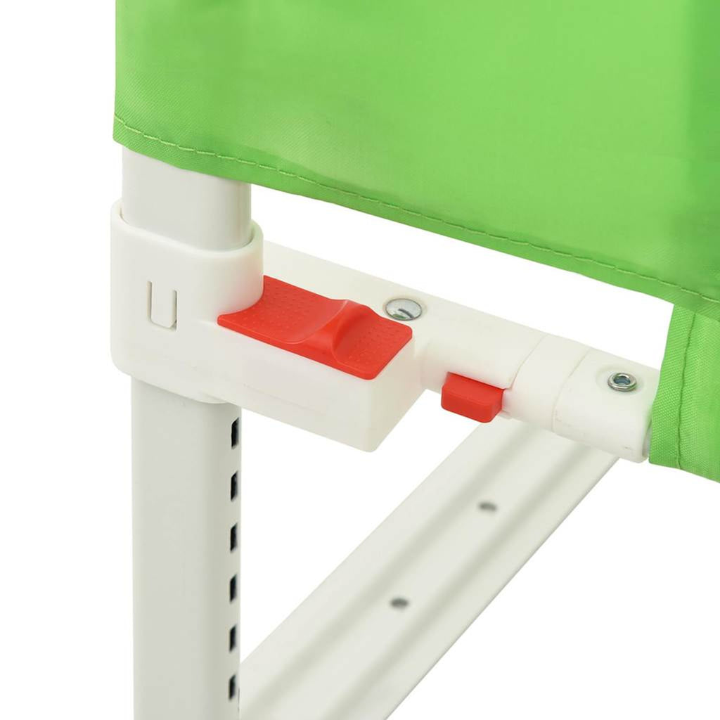 Toddler Safety Bed Rail Fabric (100% Polyester) Green 160 x 25 x 95 cm