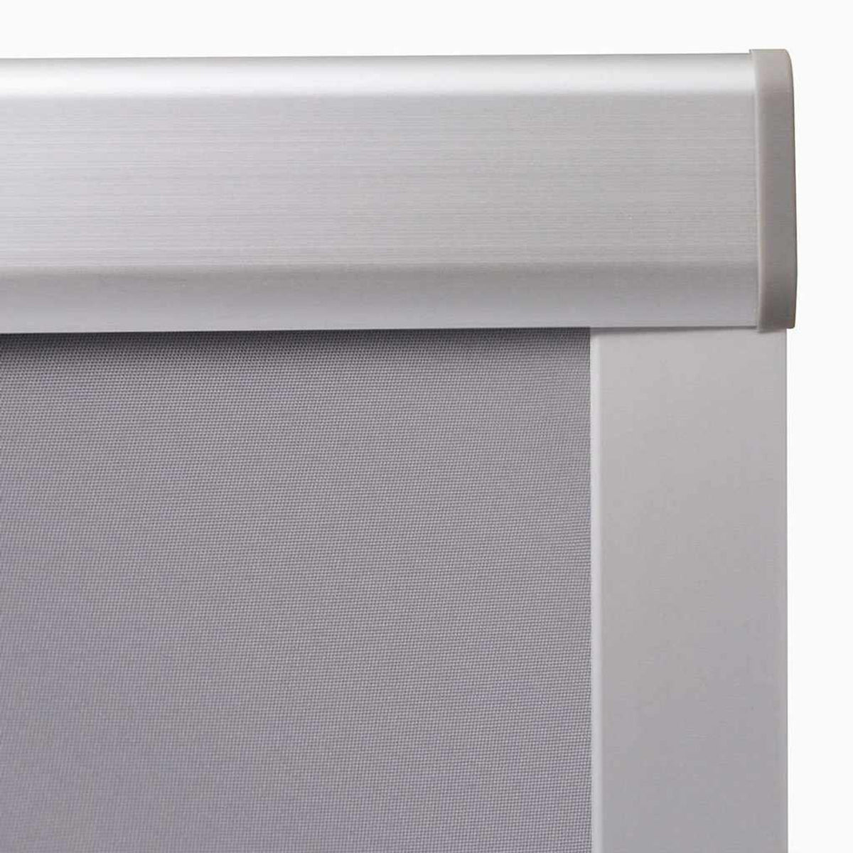 Roller Blind Blackout Fabric Grey 96.3 x 78.2 cm Window Shade Window Covering