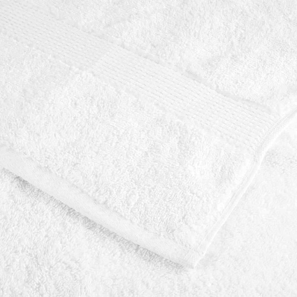 Towel Cotton White 100 x 50 cm Bathroom Bath Linen Home Towels 10 Variant 2