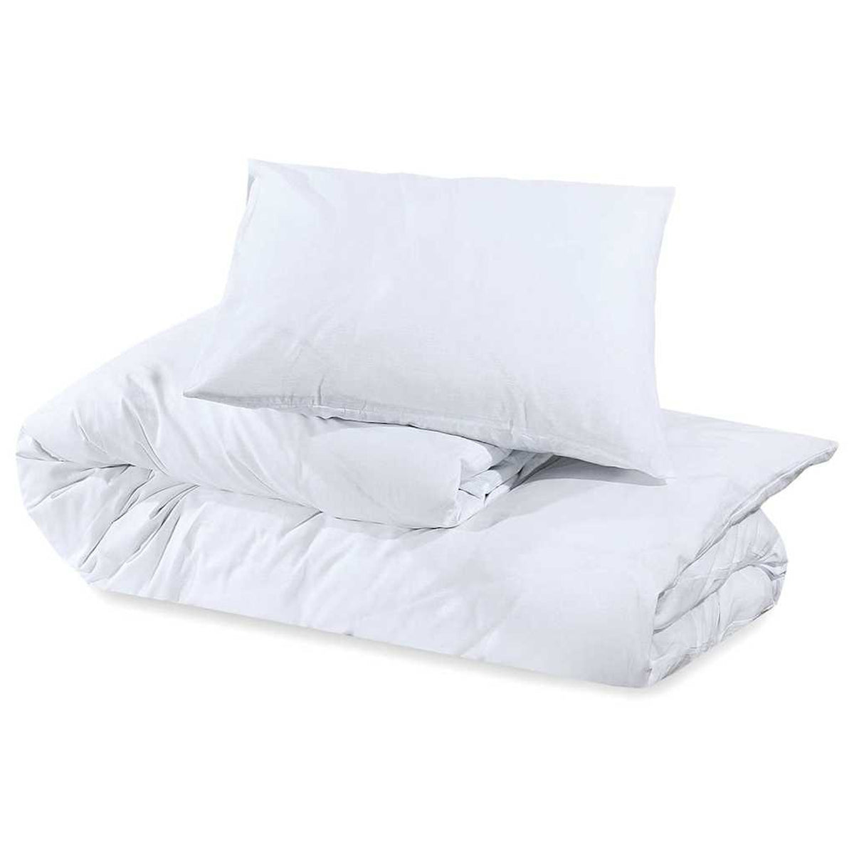 Duvet Cover Cotton White 200 x 200 cm Bedding Bed Linen Bedroom Quilt 200x200cm