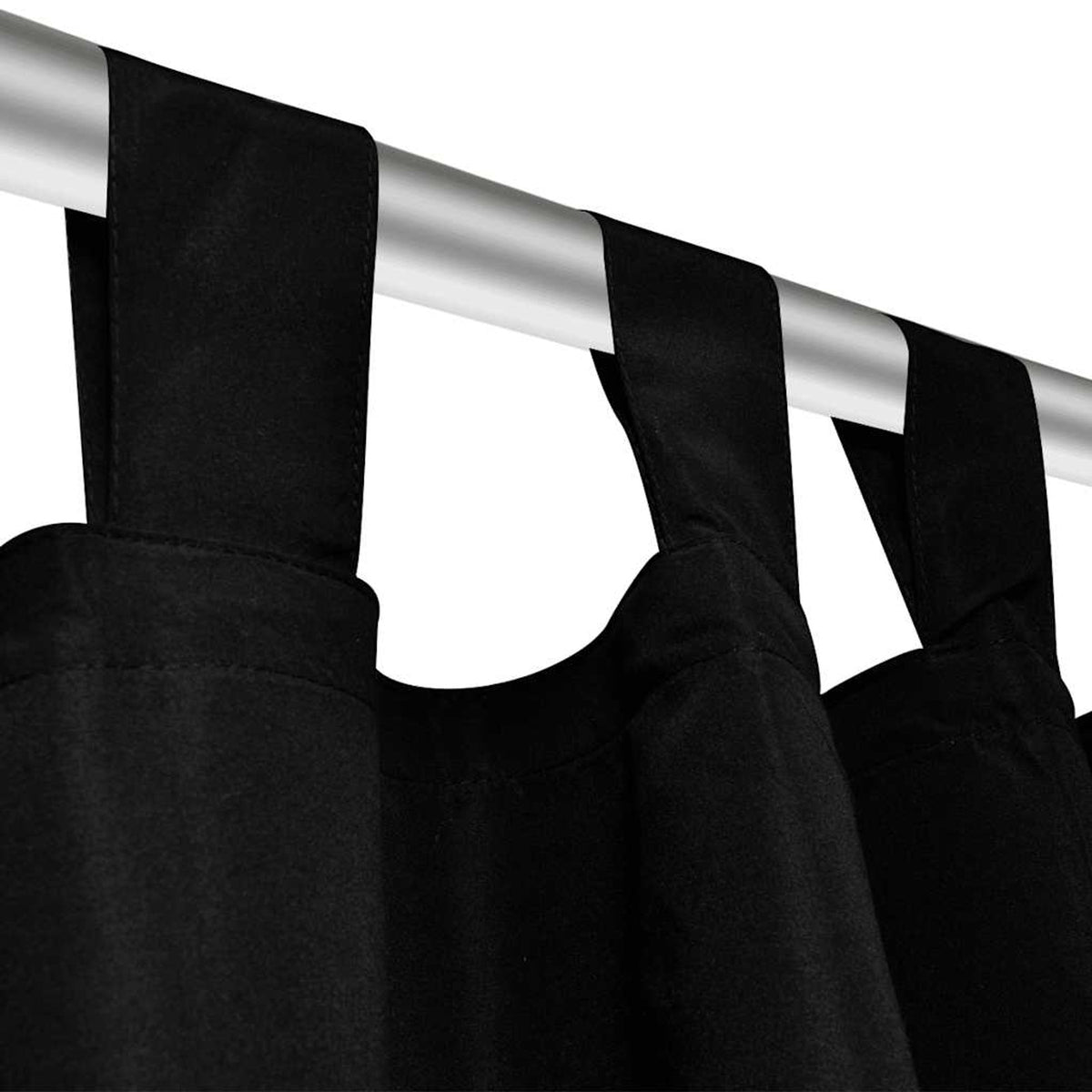 Curtain Black 140 x 175 cm Window Dressing Home Furnishings Window Covering