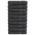 Towel Cotton Anthracite 200 x 80 cm Bathroom Bath Linen Home Towels Variant 2