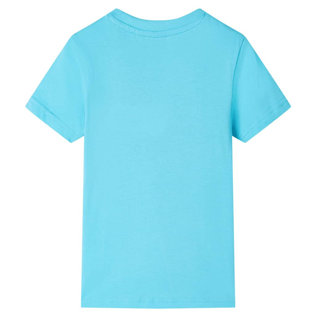 Kids T-Shirt Cotton Aqua 128 Children's Top Kids Clothing Kids Wear Variant 3