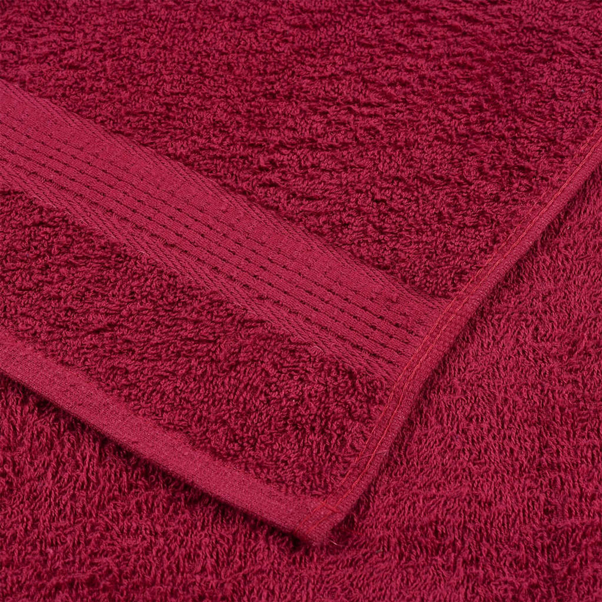 Towel Cotton Bordeaux 200 x 80 cm Bathroom Bath Linen Home Towels 2 pcs Sauna