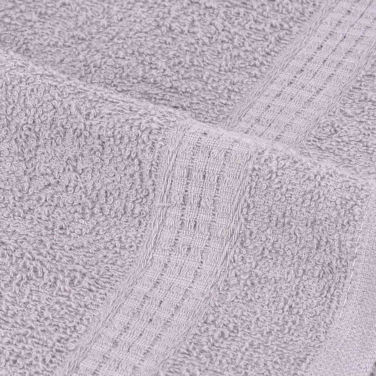 Towel Cotton Grey 30 x 50 cm Bathroom Bath Linen Home Bath Towels & Flannels