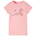 Kids T-Shirt Cotton Pink 116 Children's Top Kids Clothing Kids Wear Kids' Tops