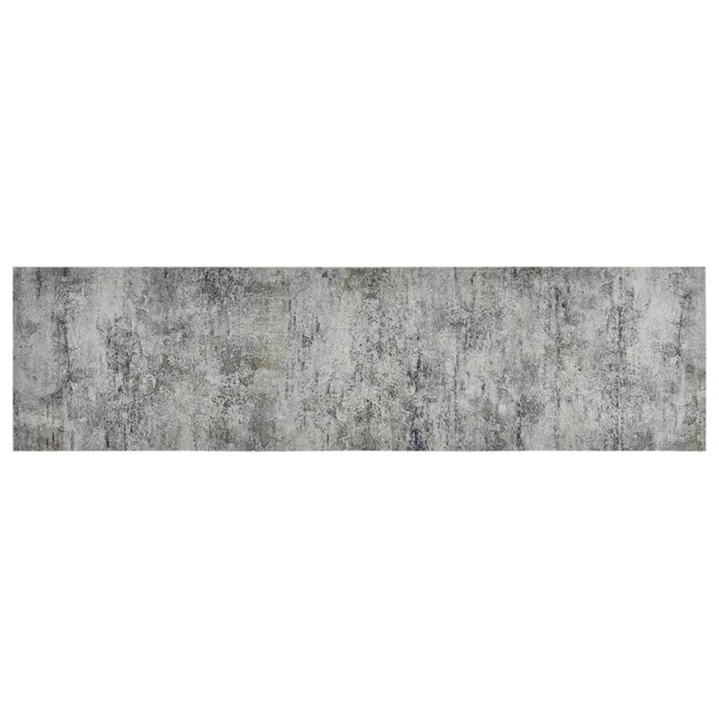 Rug Velvet (100% Polyamide) Grey 150 x 45 x 0.5 cm Floor Mat Home Variant 4