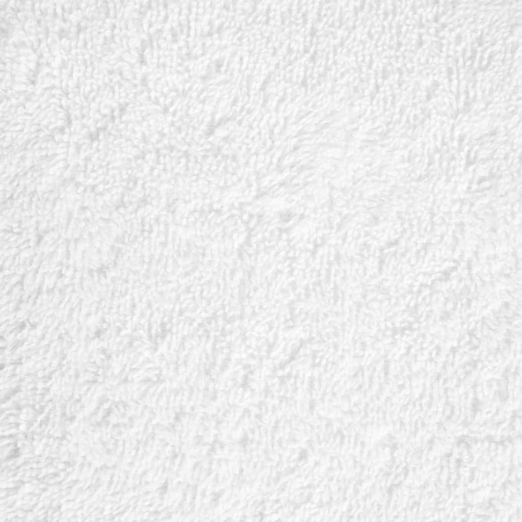 Towel Cotton White 100 x 50 cm Bathroom Bath Linen Home Towels 10 Variant 2