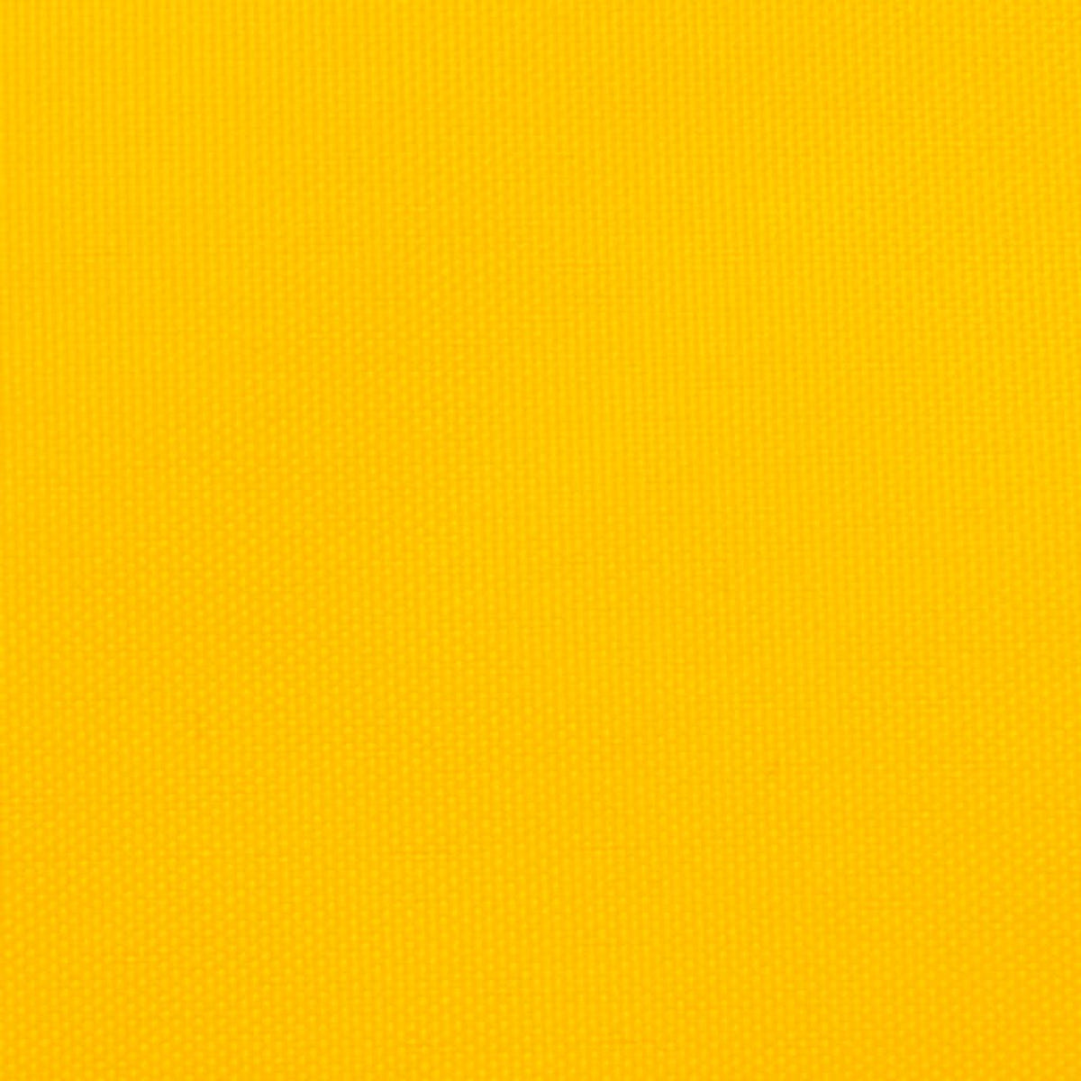 Sunshade Sail Oxford Fabric Yellow Water Resistant UV Resistant 500 x 700 cm