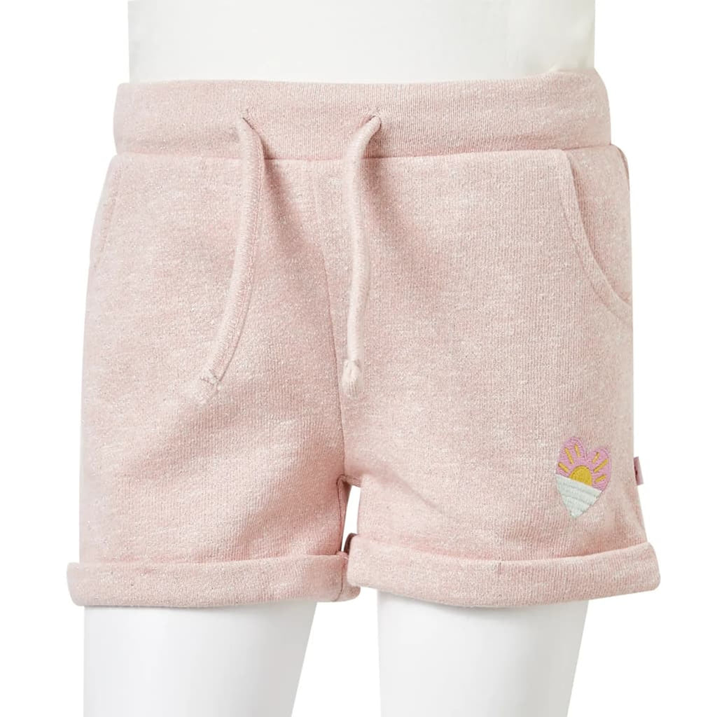 Shorts Cotton Mixed Light Pink 128 Kids' Bottoms Kids' Bottom Kids'Shorts 128