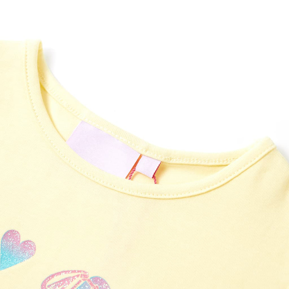 Kids T-Shirt Cotton Soft Yellow 128 Children's Top Kids Clothing Kids Wear 128