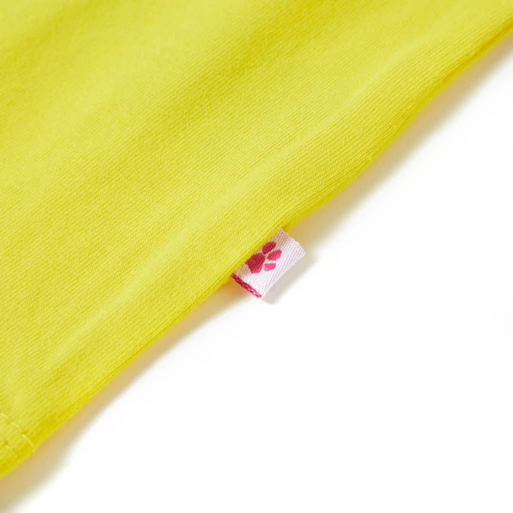 Kids T-Shirt Cotton Bright Yellow 140 Children's Top Kids Clothing Kids Wear