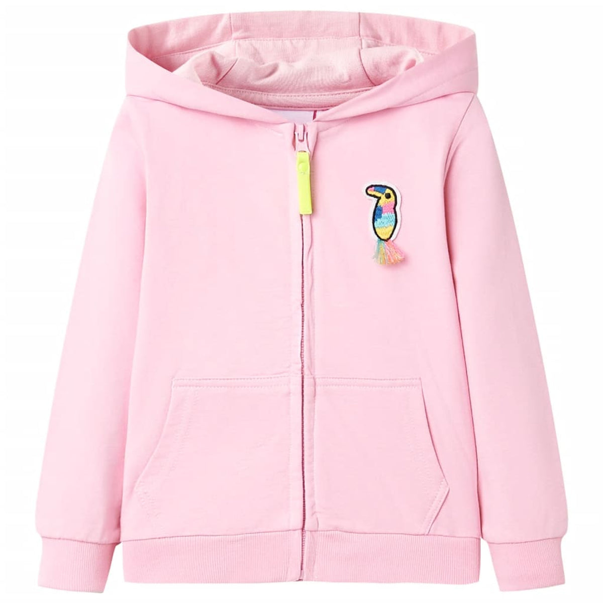 Sweatshirt Cotton Bright Pink 92 Kids Clothing Children's Top Kids Wear Zip 92
