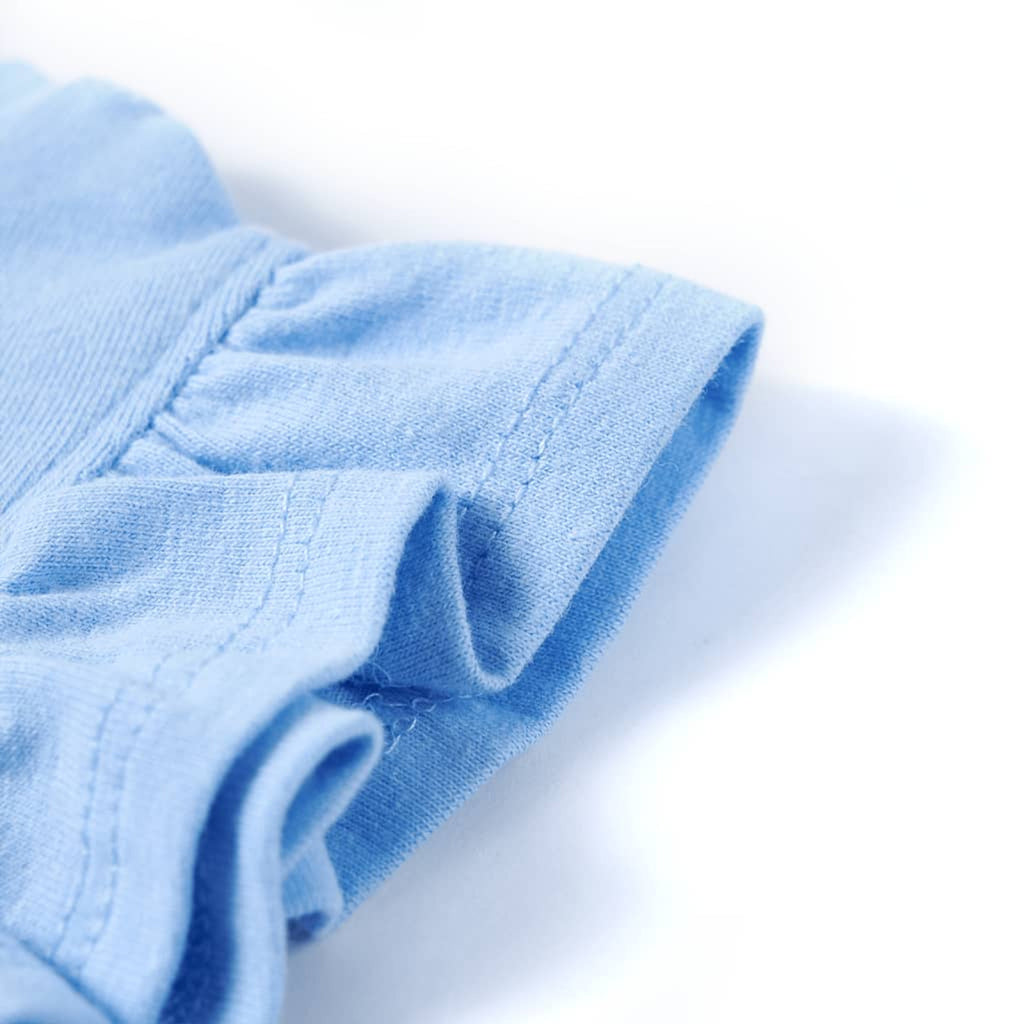 Kids T-Shirt Cotton Light Blue 104 Children's Top Kids Clothing Kids Wear