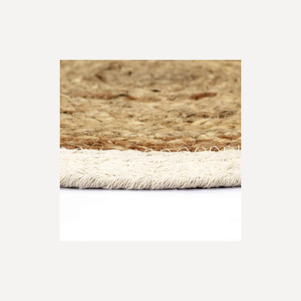Placemats Plain Round Jute Natural Floor Mat Home Non Slip Placemat Variant 2