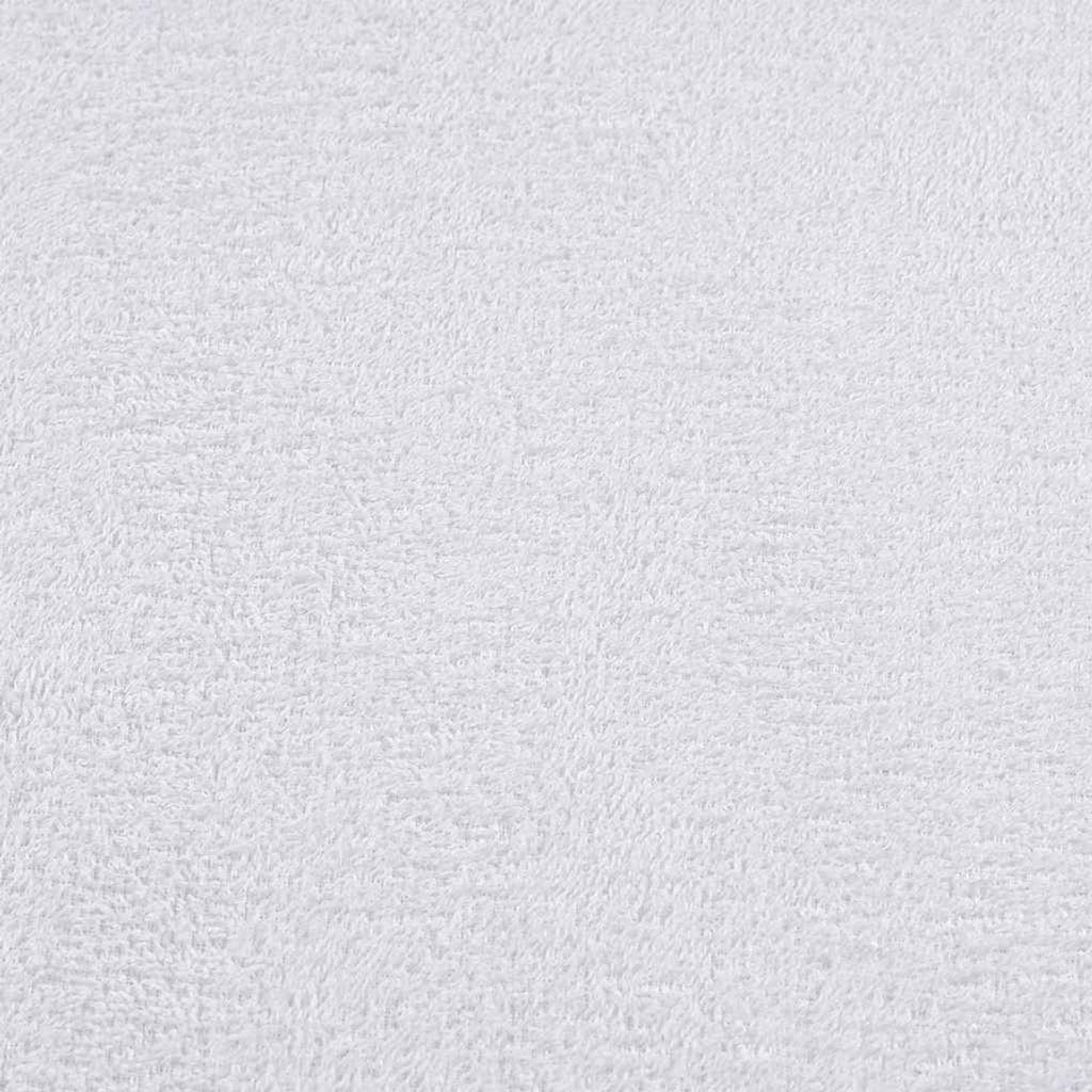 Towel Cotton White 100 x 50 cm Bathroom Bath Linen Home Towels 10 pcs Hand