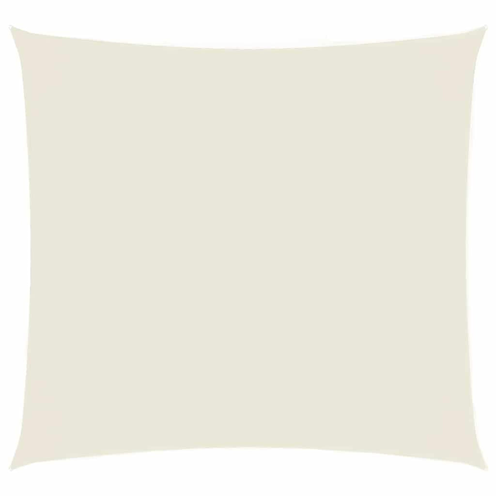 Sunshade Sail Oxford Fabric Cream Water Resistant UV Resistant 300 x 300 cm