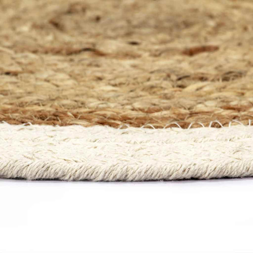Placemats Plain Round Jute Natural Floor Mat Home Non Slip Placemat Variant 2