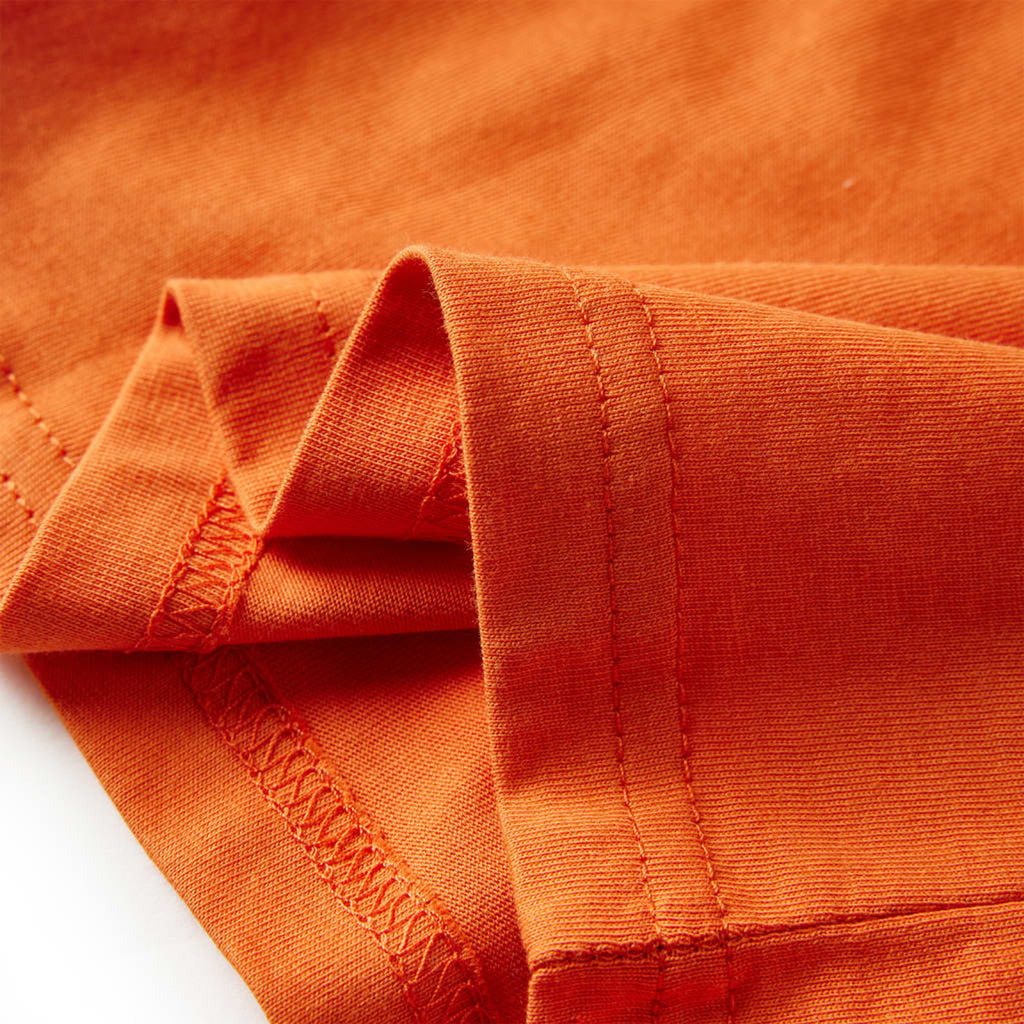 Kids T-Shirt Cotton Dark Orange 92 Children's Top Kids Clothing Kids Variant 2