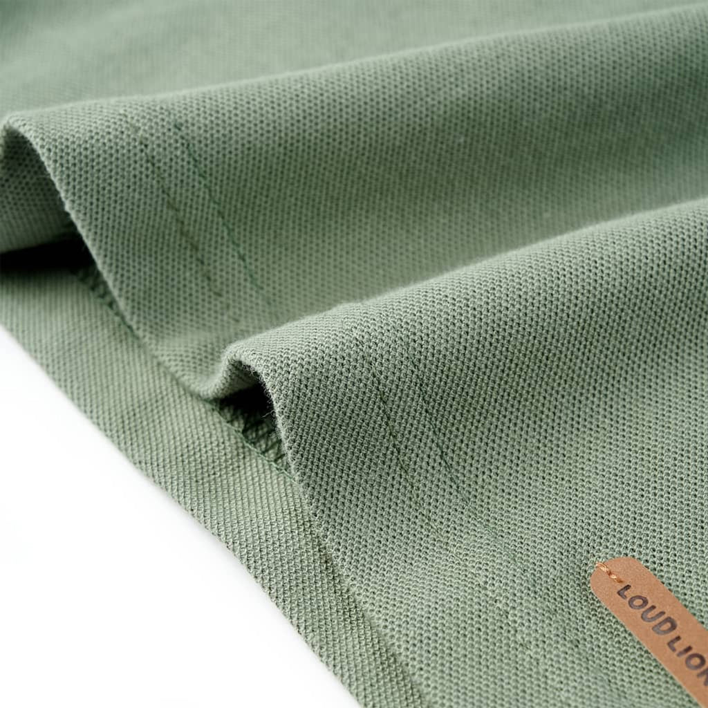 Kids'Polo Shirt Khaki Cotton 140 Kids Clothing Children's Wear Kids' Tops 140