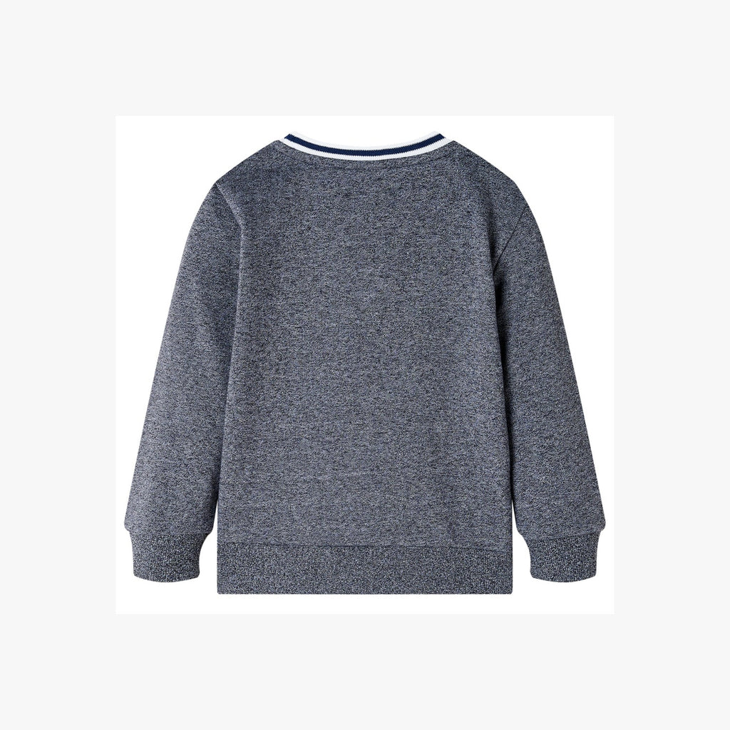 Sweatshirt Cotton Navy Melange 92 Kids Clothing Children's Top Kids Variant 4