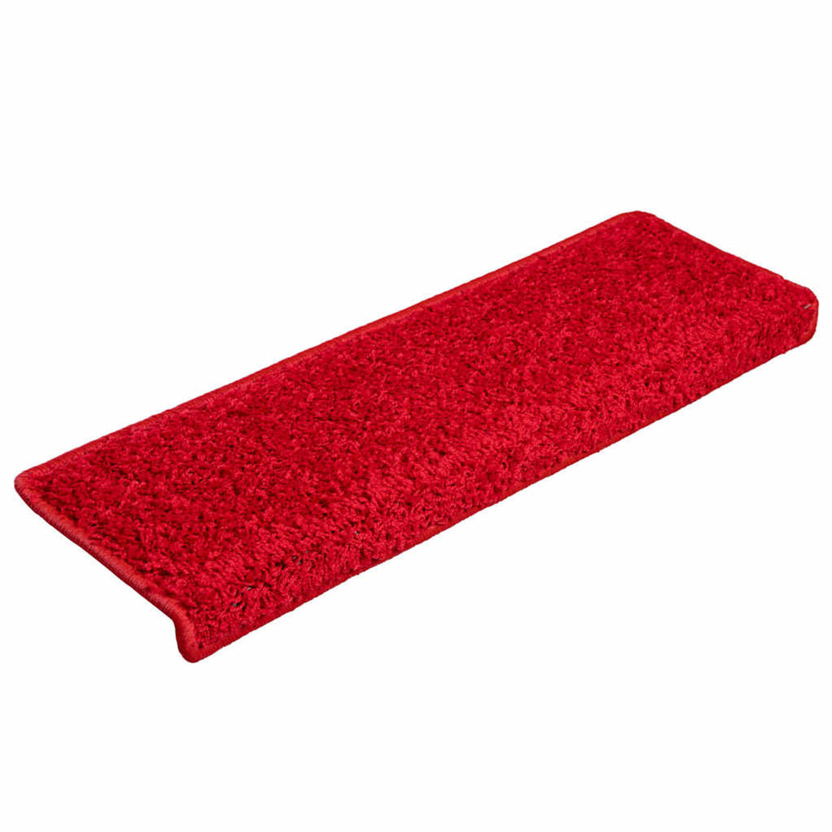 Stair Mats Rectangular Edge Needle-Punched Fabric (100% Red 65 x 21 Variant 2