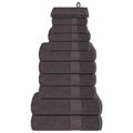 Towel Cotton Anthracite 140 x 70 cm Bathroom Bath Linen Home Bath Towels FROGN