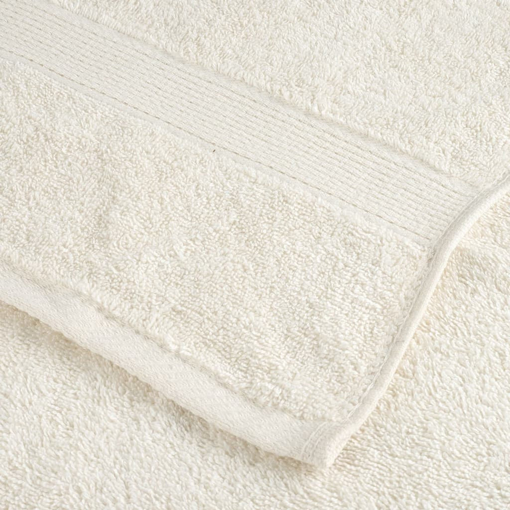 Towel Cotton Cream 30 x 30 cm Bathroom Bath Linen Home Towels 4 pcs Variant 2