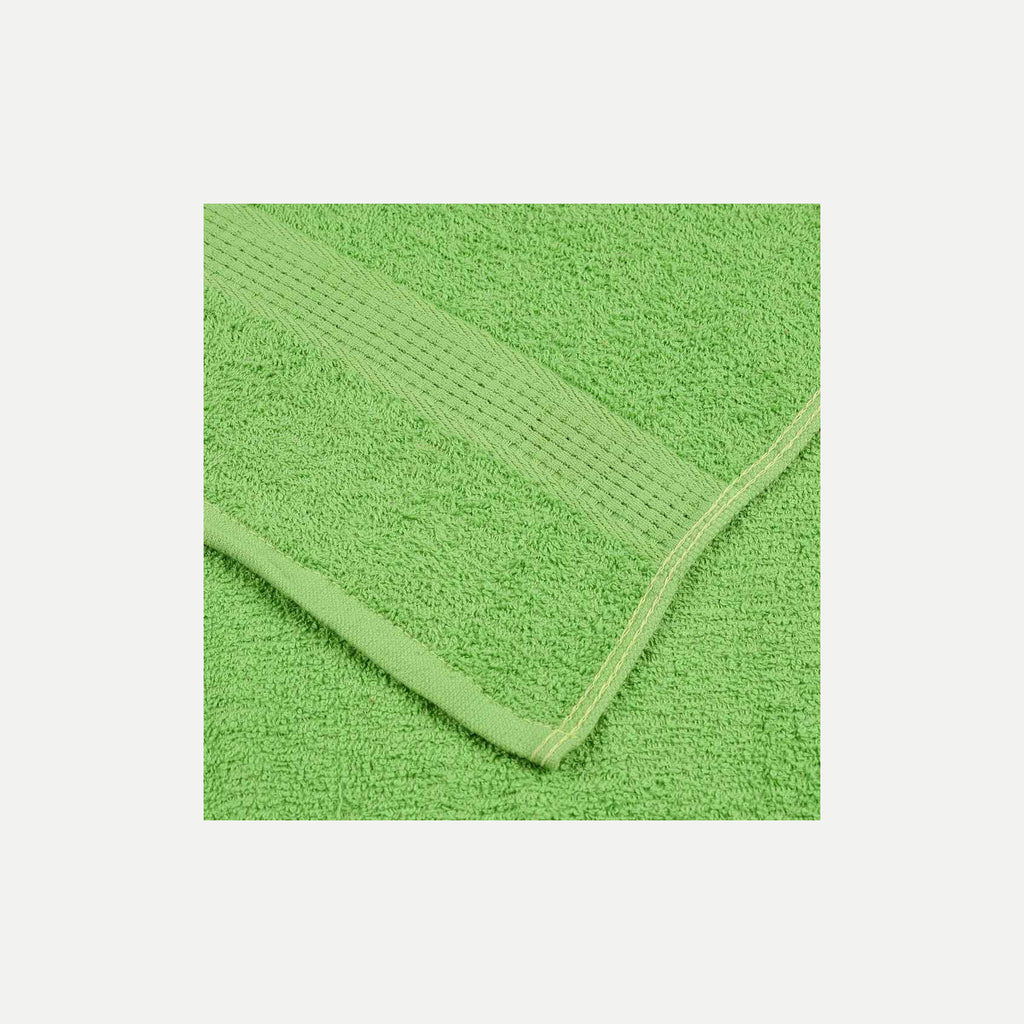 Towel Cotton Apple Green 140 x 70 cm Bathroom Bath Linen Home Towels 2 pcs