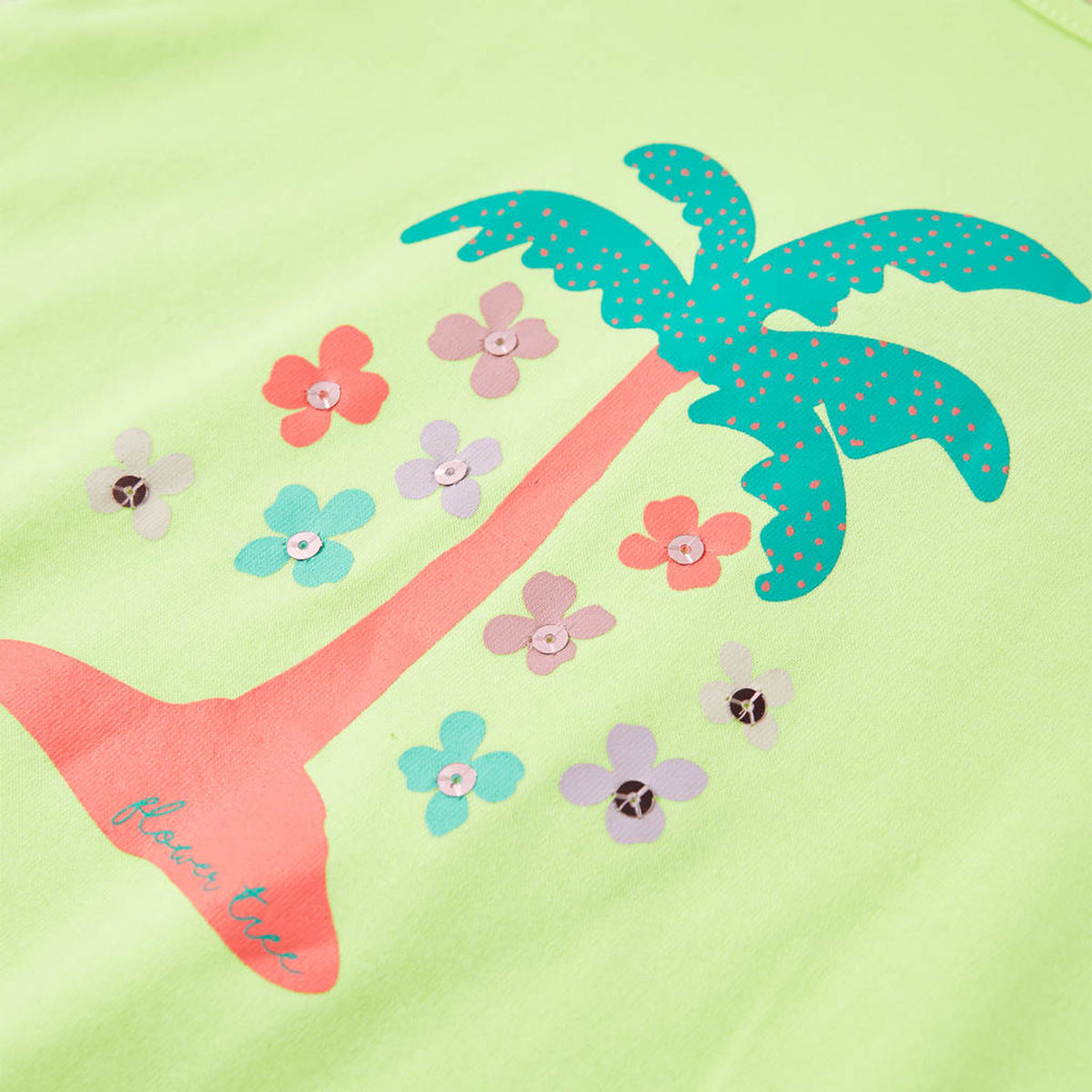 Kids T-Shirt Cotton Fluo Yellow 116 Children's Top Kids Clothing Kids Wear 116