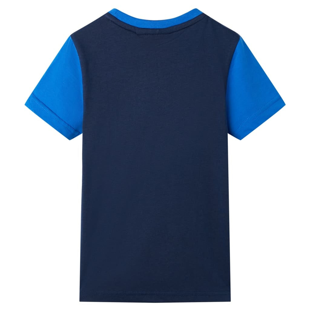 Kids T-Shirt Cotton Blue 128 Children's Top Kids Clothing Kids Wear Variant 4