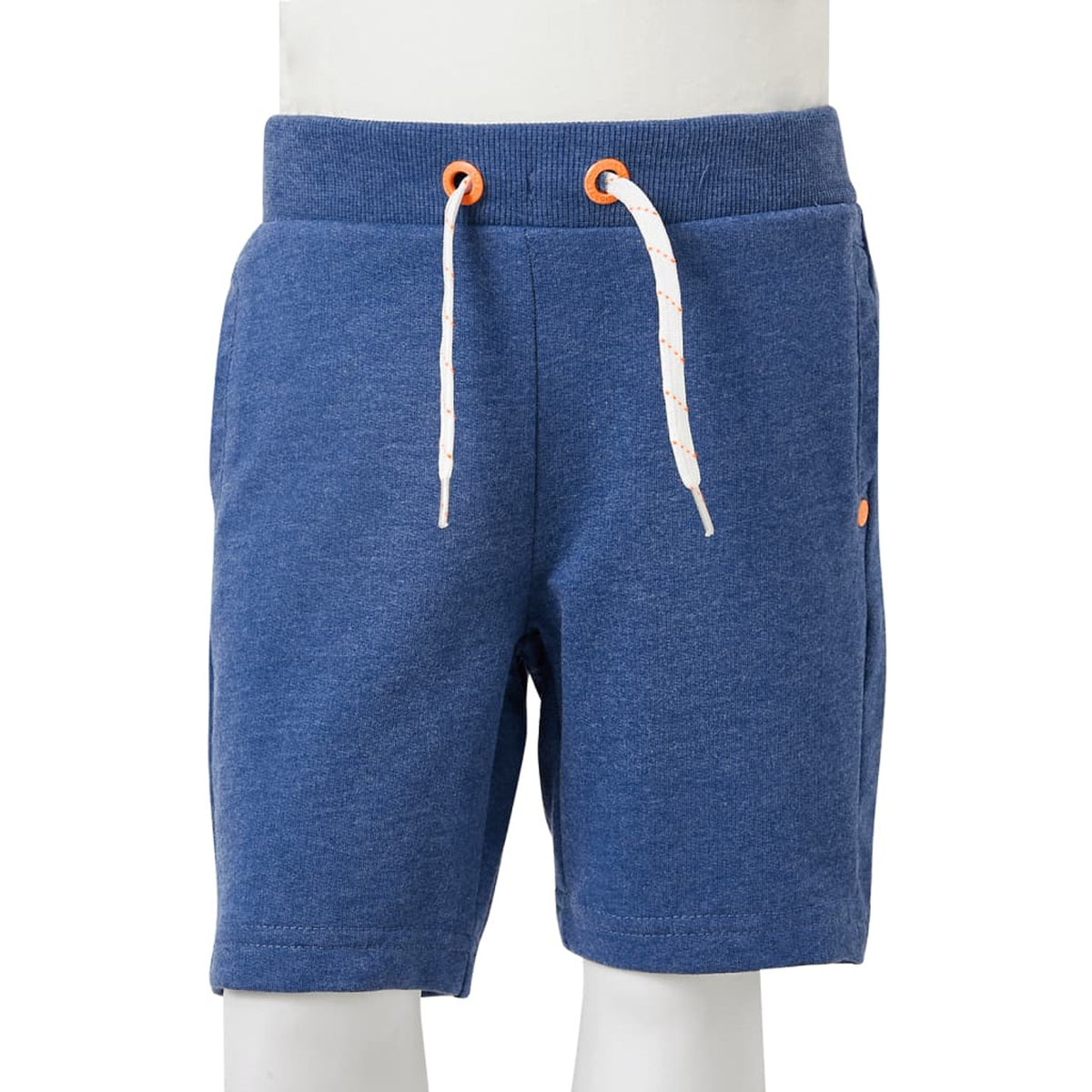 Shorts Cotton Dark Blue Melange 128 Kids' Bottoms Kids' Bottom Kids'Shorts 128