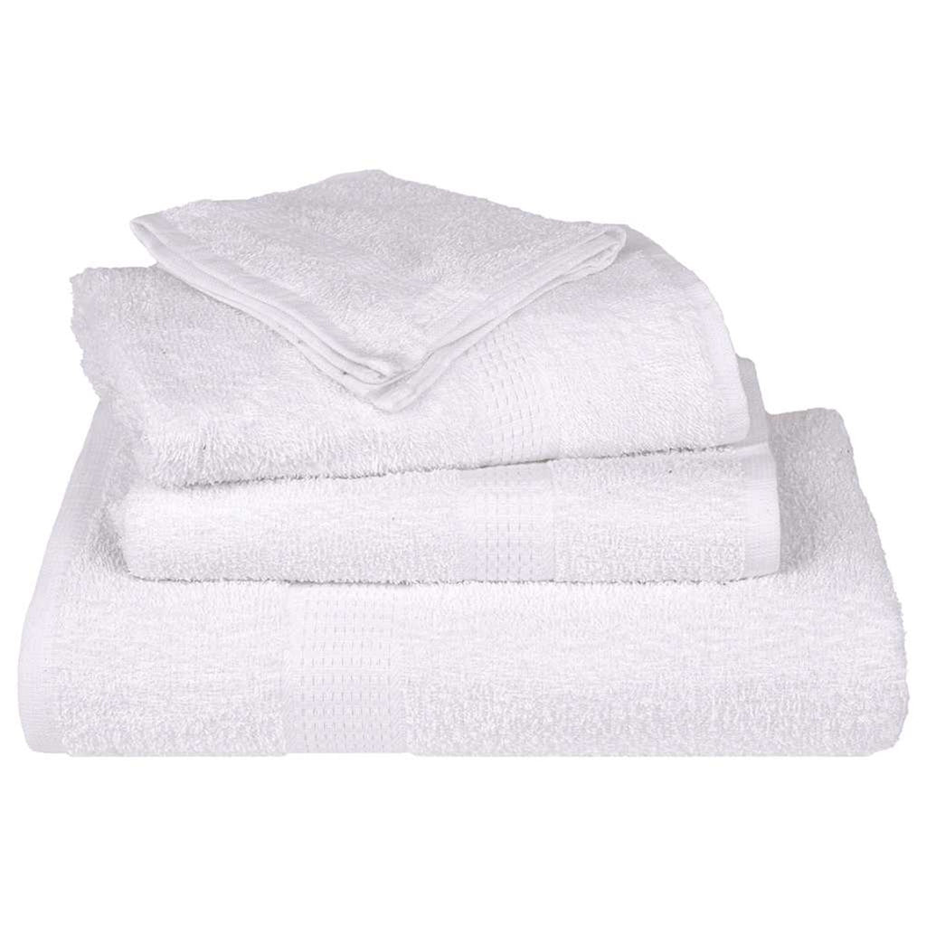 Towel Cotton White 30 x 30 cm Bathroom Bath Linen Home Towels 10 pcs Wash