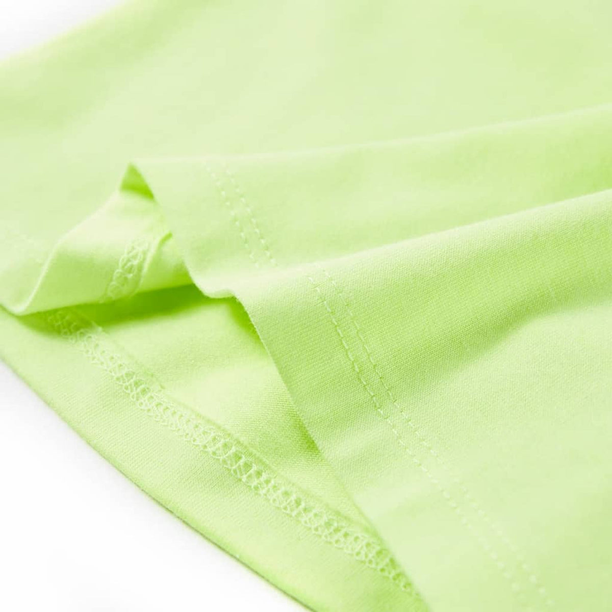 Kids T-Shirt Cotton Fluo Yellow 116 Children's Top Kids Clothing Kids Wear 116