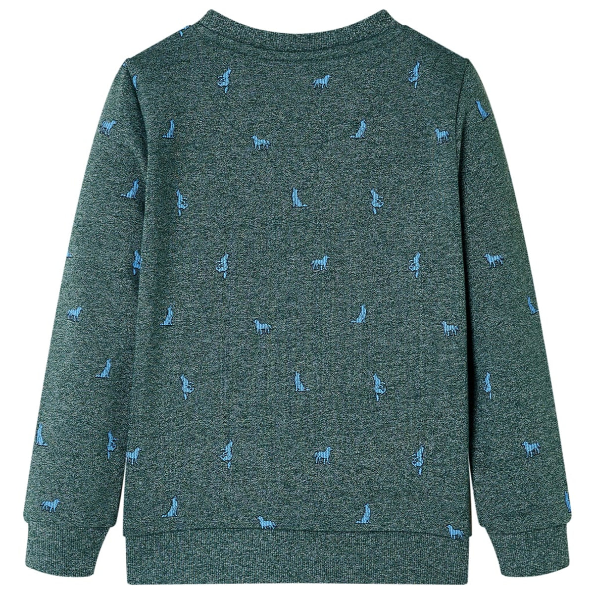 Sweatshirt Cotton Dark Green Melange 104 Kids Clothing Children's Top Kids