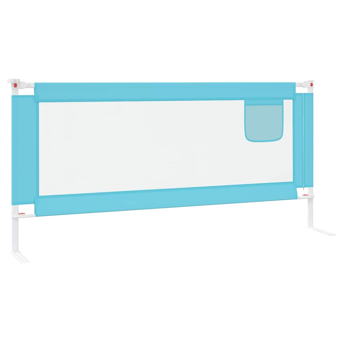 Toddler Safety Bed Rail Fabric (100% Polyester) Blue 200 x 25 x 95 cm Bedguard